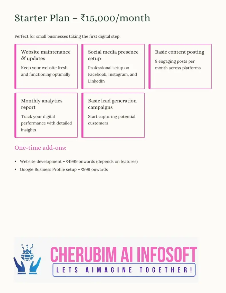 Starter Plan - Digital Marketing